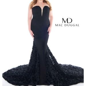 Black Mac Dugall Formal Gown